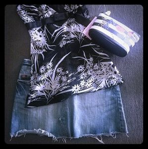 🟣 American eagle Denim skirt